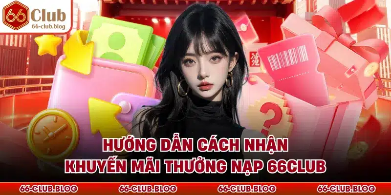 Hướng dẫn cách nhận khuyến mãi thưởng nạp 66Club